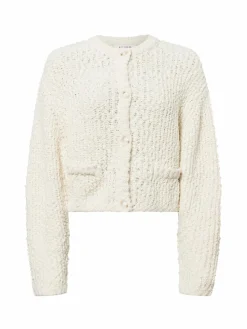 EDITED Pullover & Strickjacken<Dame Strickjacke - Ida beige uni