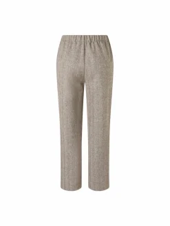 MAERZ Hosen<Damen Hose braun ecru gemustert