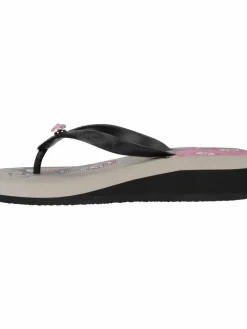 Uzurii Zehentrenner<Damen Zehentrenner schwarz uni