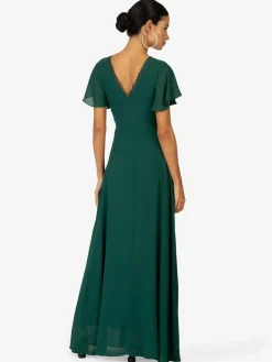 Kraimod Kleider<Damen Abendkleid grün uni