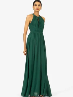 Kraimod Kleider<Damen Abendkleid grün uni