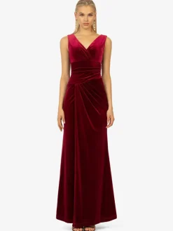 Kraimod Kleider<Damen Abendkleid bordeaux uni