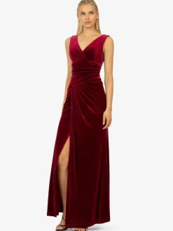 Kraimod Kleider<Damen Abendkleid bordeaux uni