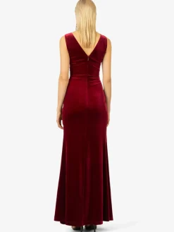 Kraimod Kleider<Damen Abendkleid bordeaux uni
