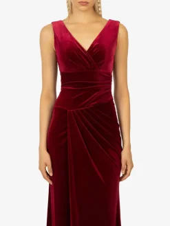 Kraimod Kleider<Damen Abendkleid bordeaux uni