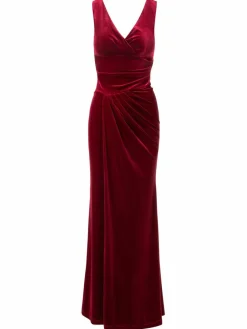Kraimod Kleider<Damen Abendkleid bordeaux uni