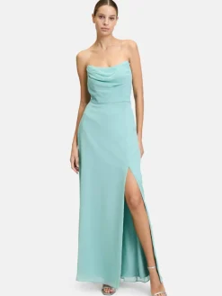 Vera Mont Kleider<Damen Abendkleid mint uni