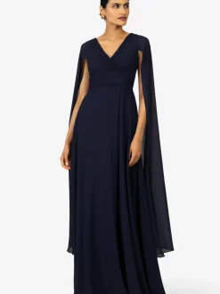 Kraimod Kleider<Damen Abendkleid marine uni