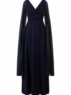 Kraimod Kleider<Damen Abendkleid marine uni