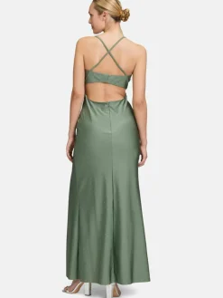 Vera Mont Kleider<Damen Abendkleid grün uni