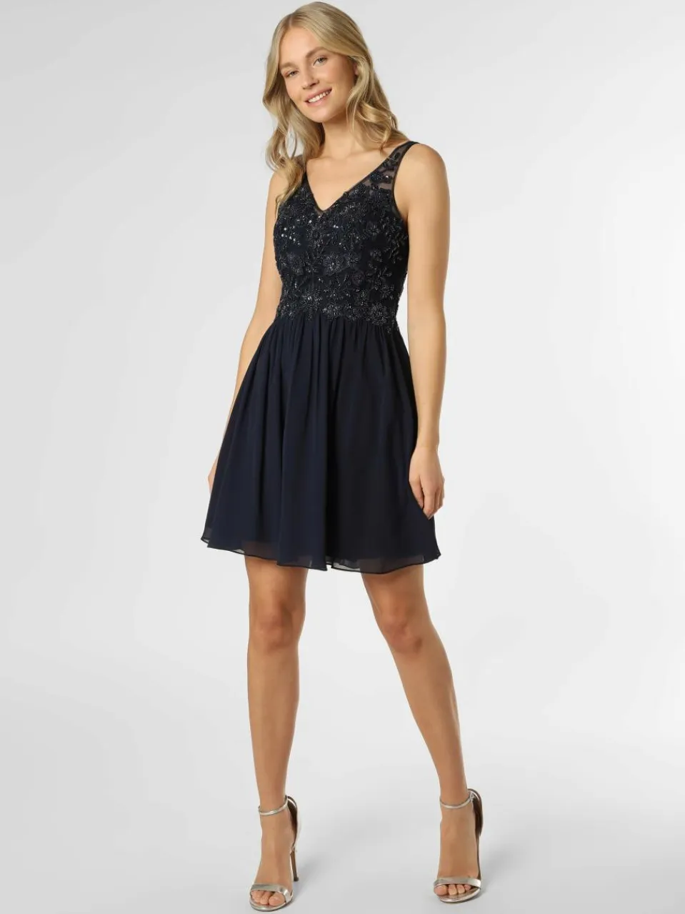 Laona Kleider<Damen Abendkleid marine uni
