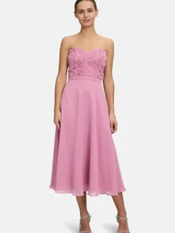 Vera Mont Kleider<Damen Abendkleid rosa uni