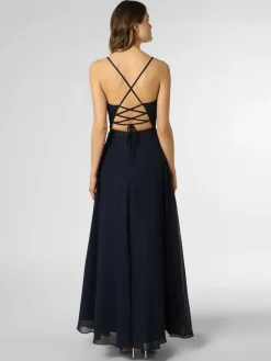 Luxuar Fashion Kleider<Damen Abendkleid marine uni