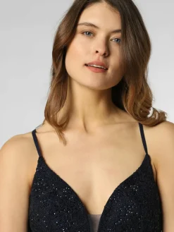 Luxuar Fashion Kleider<Damen Abendkleid marine uni