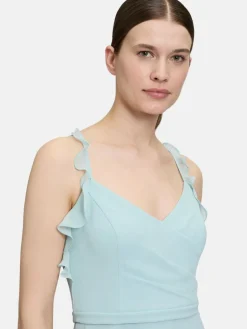 Vera Mont Kleider<Damen Abendkleid mint uni