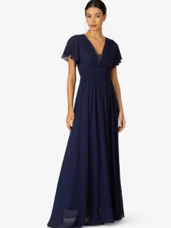 Kraimod Kleider<Damen Abendkleid marine uni