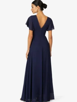 Kraimod Kleider<Damen Abendkleid marine uni
