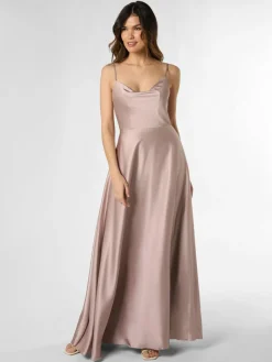 Laona Kleider<Damen Abendkleid taupe uni