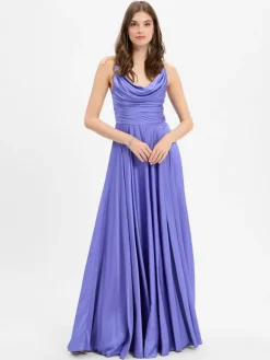 Marie Lund Kleider<Damen Abendkleid lila uni