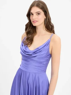 Marie Lund Kleider<Damen Abendkleid lila uni