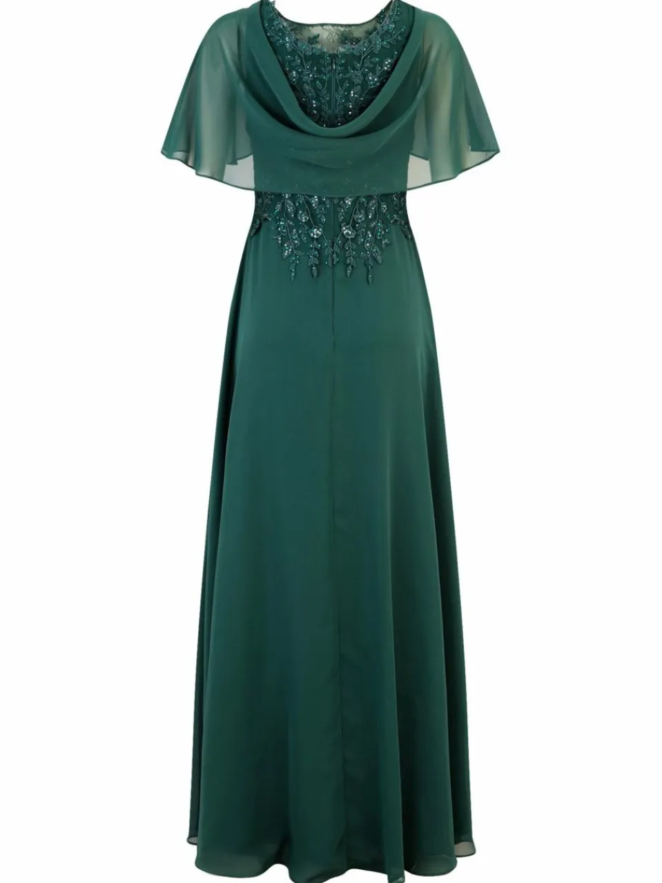 Vera Mont Kleider<Damen Abendkleid smaragd uni