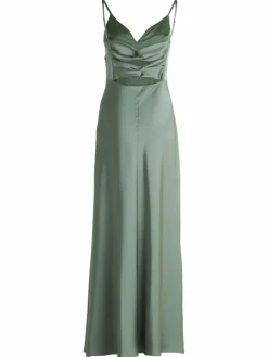 Vera Mont Kleider<Damen Abendkleid grün uni