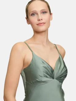 Vera Mont Kleider<Damen Abendkleid grün uni