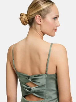 Vera Mont Kleider<Damen Abendkleid grün uni