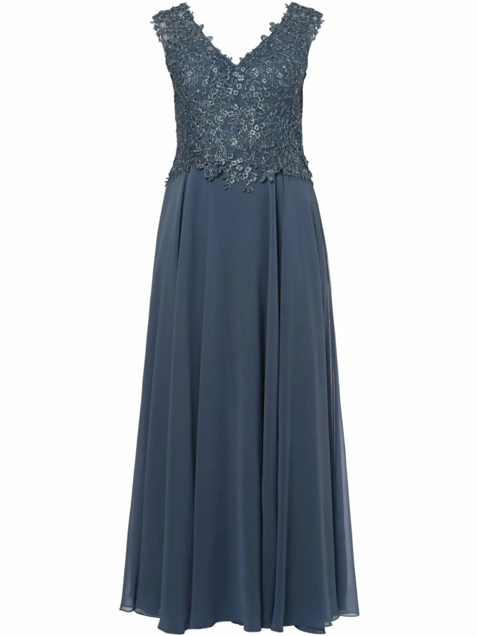 Luxuar Fashion Kleider<Damen Abendkleid blau uni