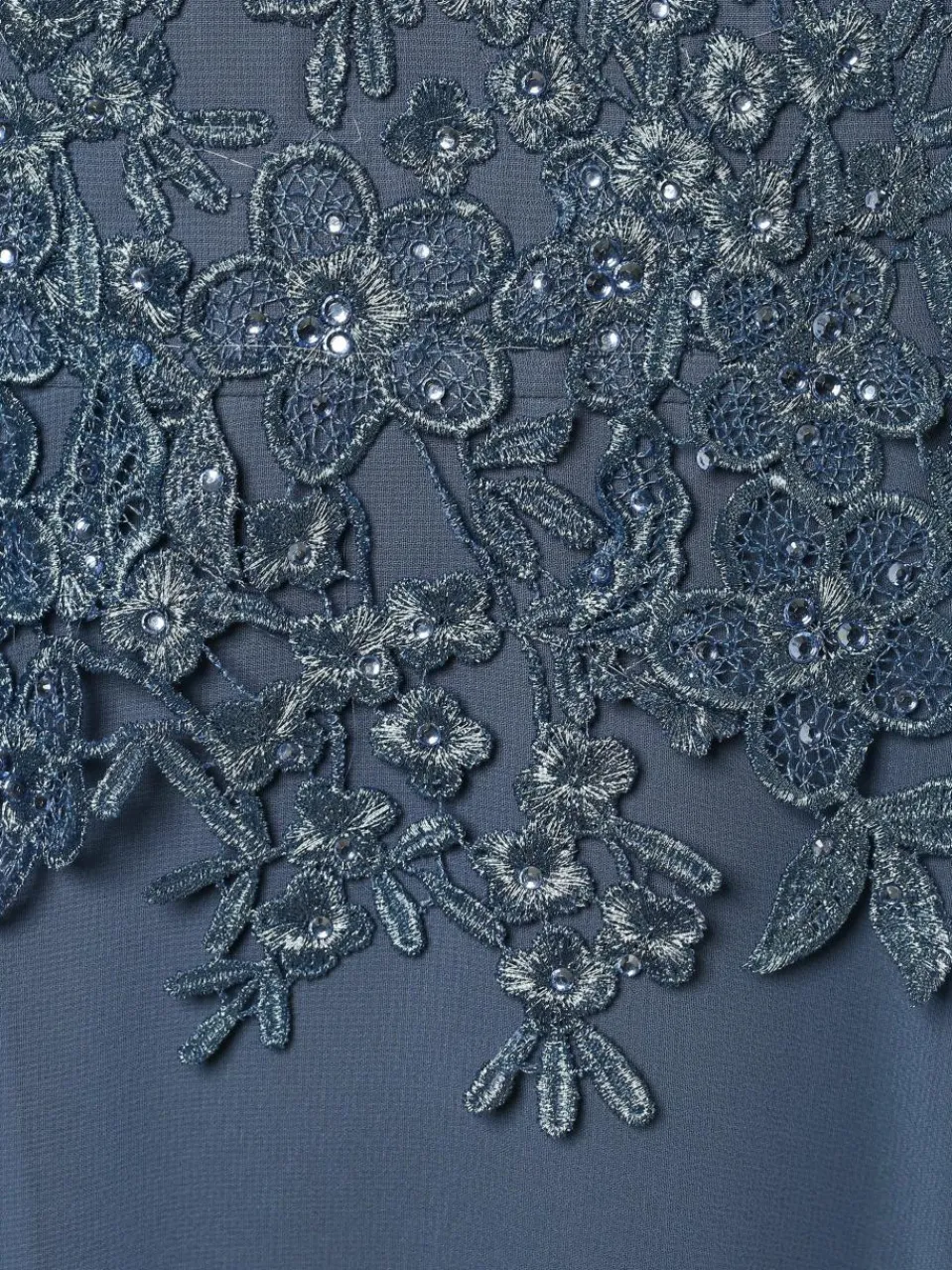 Luxuar Fashion Kleider<Damen Abendkleid blau uni