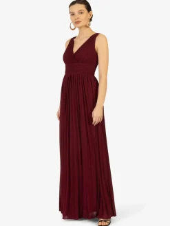 Kraimod Kleider<Damen Abendkleid bordeaux uni