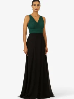Kraimod Kleider<Damen Abendkleid grün uni