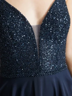 Hey Kyla Kleider<Damen Abendkleid marine uni