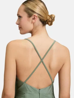 Vera Mont Kleider<Damen Abendkleid grün uni