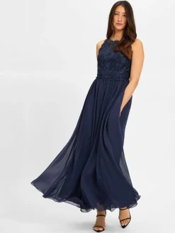 Hey Kyla Kleider<Damen Abendkleid marine uni