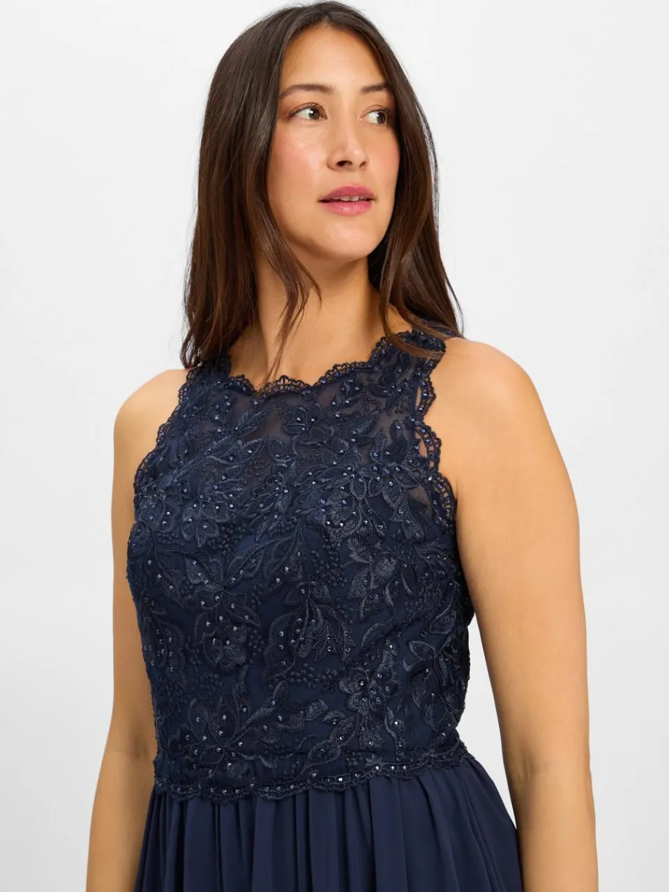 Hey Kyla Kleider<Damen Abendkleid marine uni