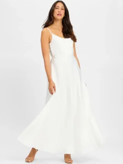 Laona Kleider<Damen Abendkleid ecru uni