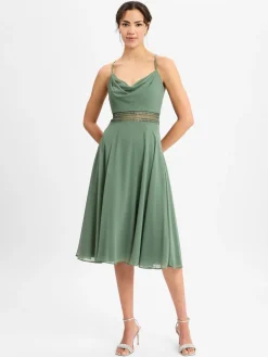VM Kleider<Damen Abendkleid schilf uni