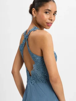 Suddenly Princess Kleider<Damen Abendkleid blau uni