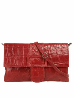 Cluty Taschen & Rucksäcke<Damen Abendtasche rot uni