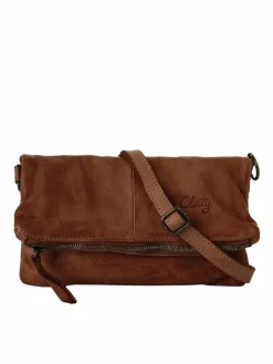 Cluty Taschen & Rucksäcke<Damen Abendtasche cognac uni