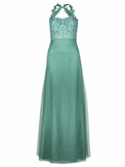 Vera Mont Kleider<Damen Abiballkleid smaragd petrol uni