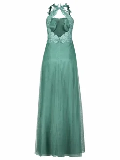 Vera Mont Kleider<Damen Abiballkleid smaragd petrol uni