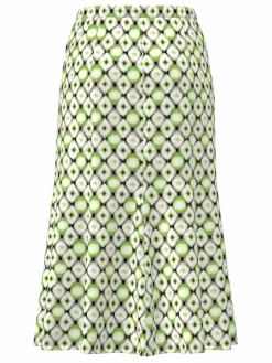 Frank Walder Röcke<Damen A-Linien Rock mehrfarbig gemustert