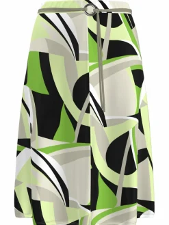 Frank Walder Röcke<Damen A-Linien Rock mehrfarbig gemustert