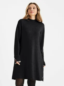 Frieda & Freddies Kleider<Damen A-Linien-Kleid schwarz uni