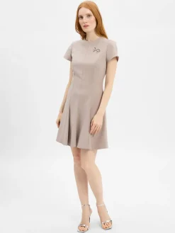 HUGO Kleider<Damen A-Linien-Kleid - Kejuli taupe uni