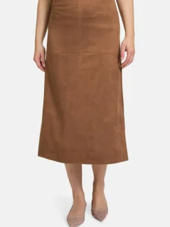 Betty Barclay Röcke<Damen A-Linien-Rock braun nougat uni