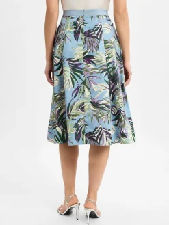 MAX&Co. Röcke<Damen A-Linien-Rock - RISATA flieder mehrfarbig gemustert