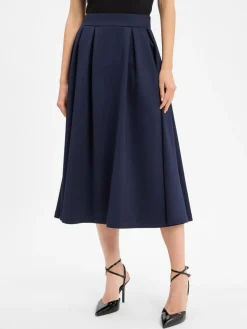 Rich & Royal Röcke<Damen A-Linien-Rock - Scuba marine meliert